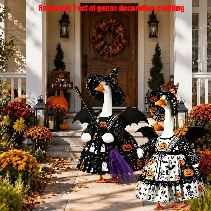 Halloween Porch Goose Costume with Hat & Wings