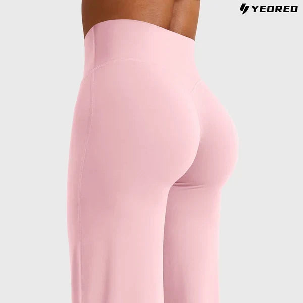 High-Waist Wide-Leg Yoga Pants