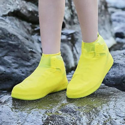 Latex Waterproof Shoe Cover – Reusable, Thickened & Wear-Resistant | Better Elasticity, Waterproof & Dustproof  Travel, Riding, Outdoor & Everyday Use | Father’s Day Gift