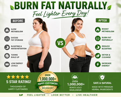 Slimming Tea — Natural Weight Management Herbal Tea | 30 Tea Bags