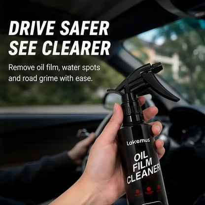 Lakemus Car Windshield Oil Film Remover - Streak-Free Auto Glass Cleaner