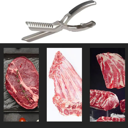 Stainless Steel BBQ Rib Membrane Remover Tool