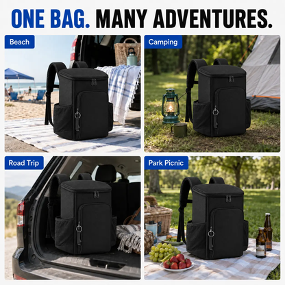 FROSTVA 30L Cooler Backpack - Leakproof Insulated Backpack Cooler with Waterproof TPU Liner for Camping, Beach, Picnic and Sports