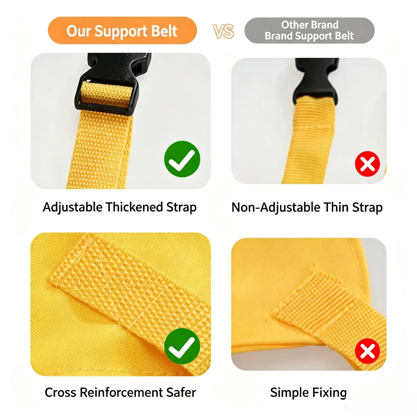 Harness Seat for High Chair Feeding Safety Seat with Strap, Booster Harness Belt Portable Dining Seat Strap for Travel Home Restaurant Shopping
