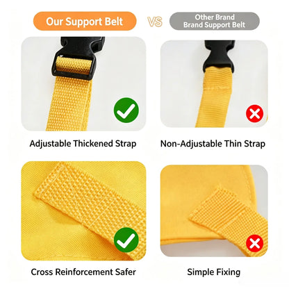 Harness Seat for High Chair Feeding Safety Seat with Strap, Booster Harness Belt Portable Dining Seat Strap for Travel Home Restaurant Shopping