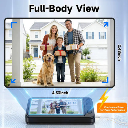 1080p Doorbell Camera with Monitor, No Wi-Fi Required