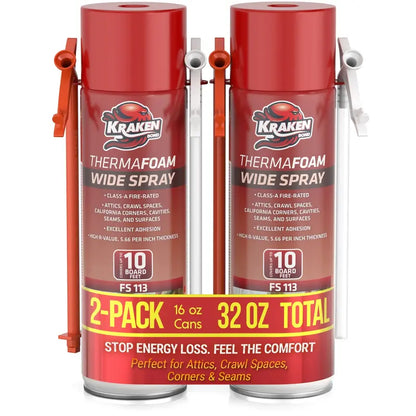 ThermaFoam Wide Spray Expanding Polyurethane Foam Sealant