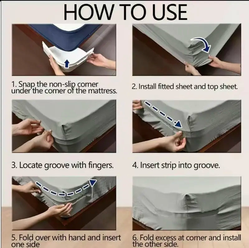 Heavy Duty Locking Bed Sheet Grippers