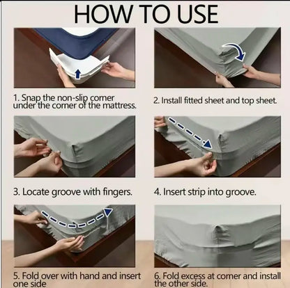 Heavy Duty Locking Bed Sheet Grippers