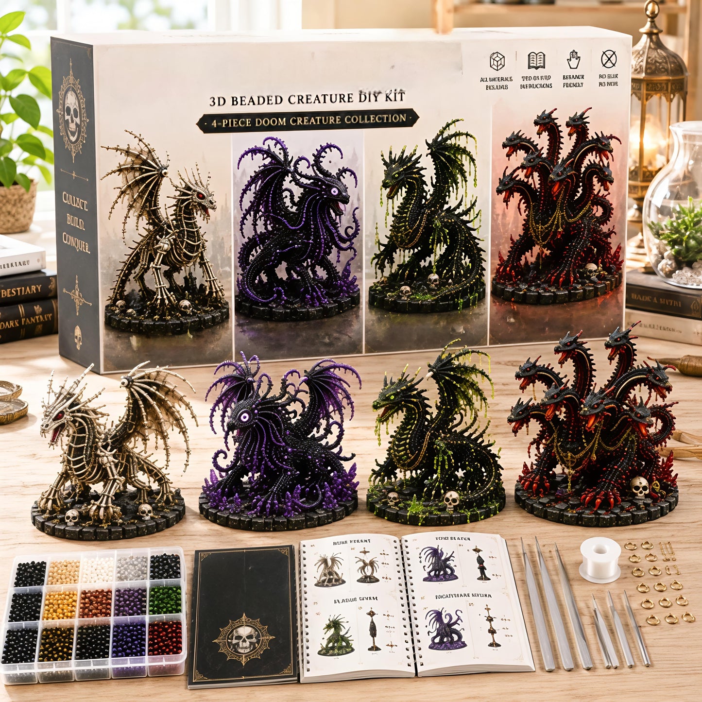 3D Beaded Animal & Fantasy DIY Collection
