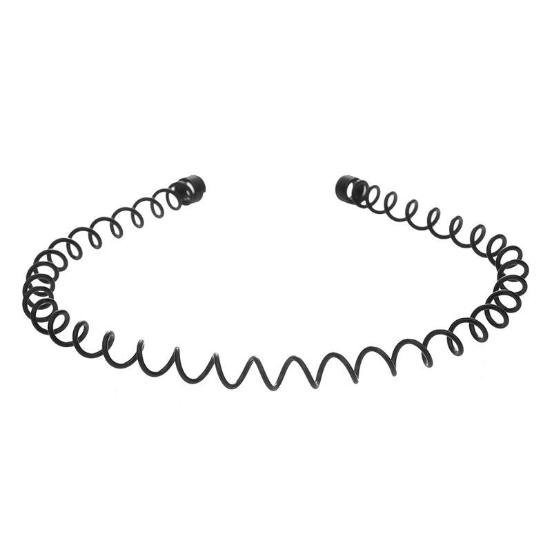 Wavy Metal Hair Band — Wash, Mask, Makeup. Hair Stays Out of the Way.