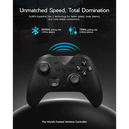 PRO Gaming Controller (Black) – 3.25ms Low Latency
