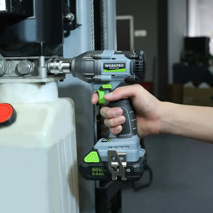 WORKPRO 20V Cordless Impact Wrench, 1/2" Drive, 320 Ft-Lbs Max Torque