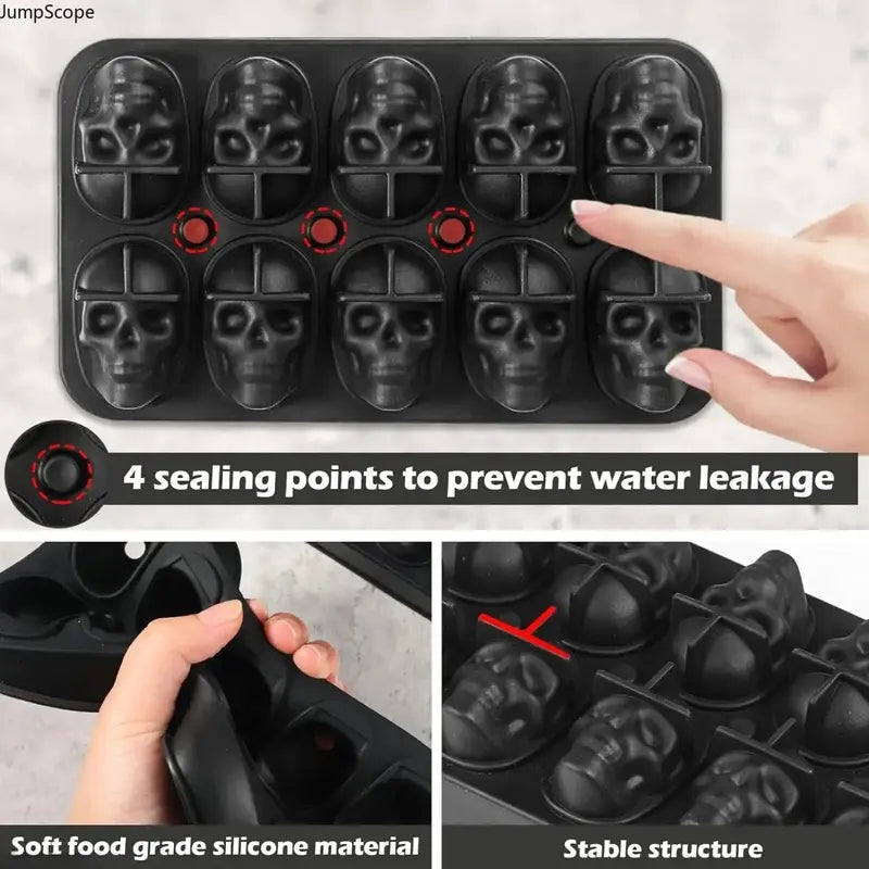 Skull Silicone Ice Cube Tray