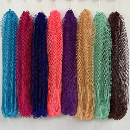 Authentic African Exfoliating Net Bath Sponge – Deep Cleansing Body Scrubber | Multiple Colors