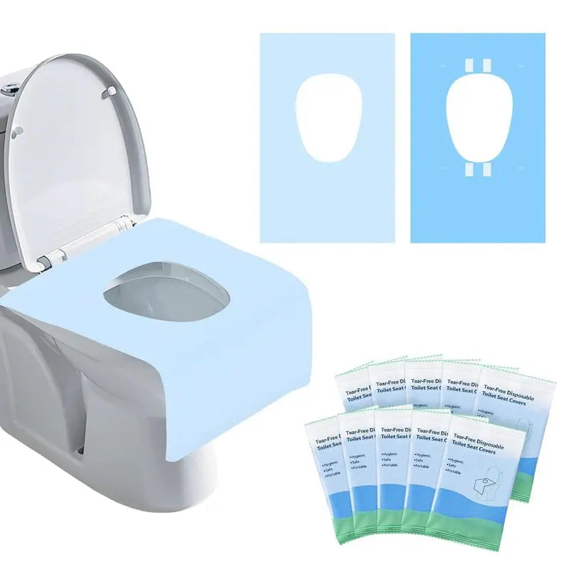 Disposable toilet seat cover product detail and packaging