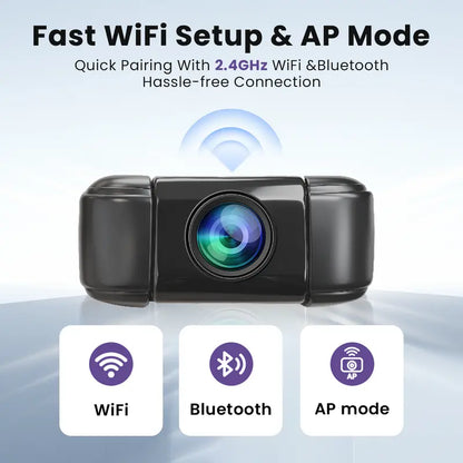 FlyCloud 7 Body Camera – 1080P HD, Night Vision, Wi-Fi, AI Motion Detection, Free 16GB TF Card