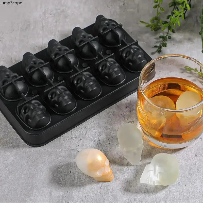 Skull Silicone Ice Cube Tray
