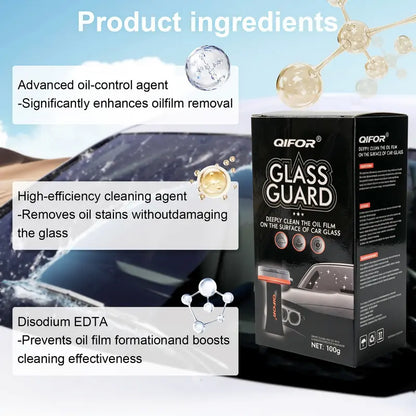 QIFOR Automotive Glass Oil Film Cleaner, 100 g