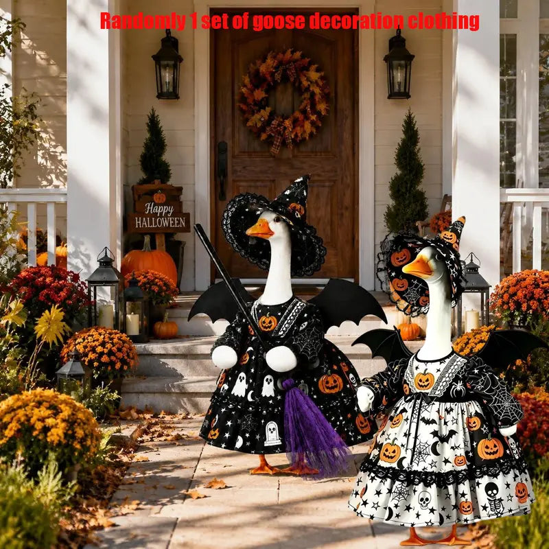 Halloween Porch Goose Costume with Hat & Wings