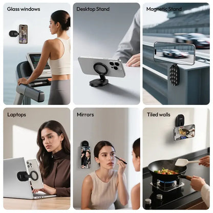 Ulanzi MA39 MagLock Magnetic Phone Mount Desktop Stand with Suction Bottom