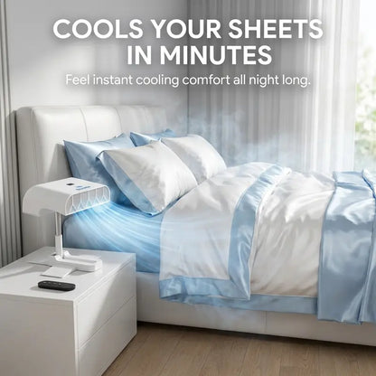Cooling Bed Fan for Hot Sleepers with Remote & Timer