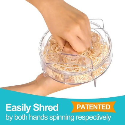 Spinning Synthetic Chicken Shredder Tool - Twist Machine for Fast Chicken Breast Shredding & Meal Prep