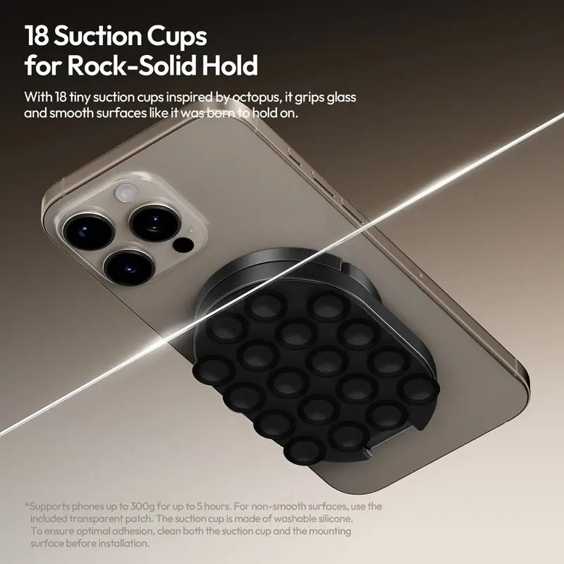 Ulanzi MA39 MagLock Magnetic Phone Mount Desktop Stand with Suction Bottom