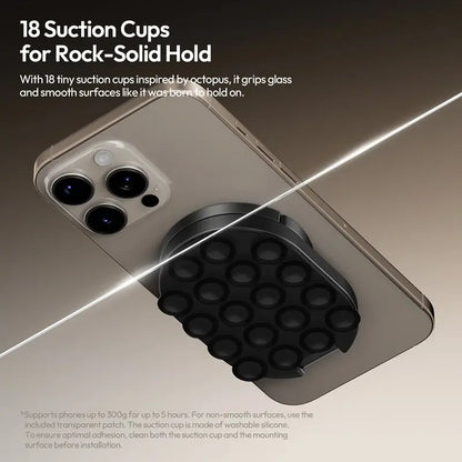 Ulanzi MA39 MagLock Magnetic Phone Mount Desktop Stand with Suction Bottom