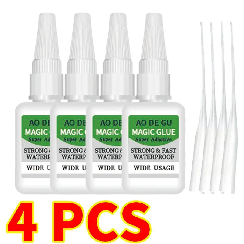 Fast-Setting Super Glue, 4-Pack for Projects & Repairs