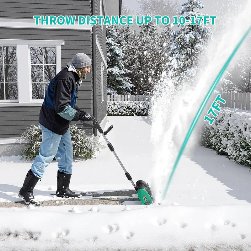 Cordless Electric Snow Shovel, 12-Inch Clearing Width