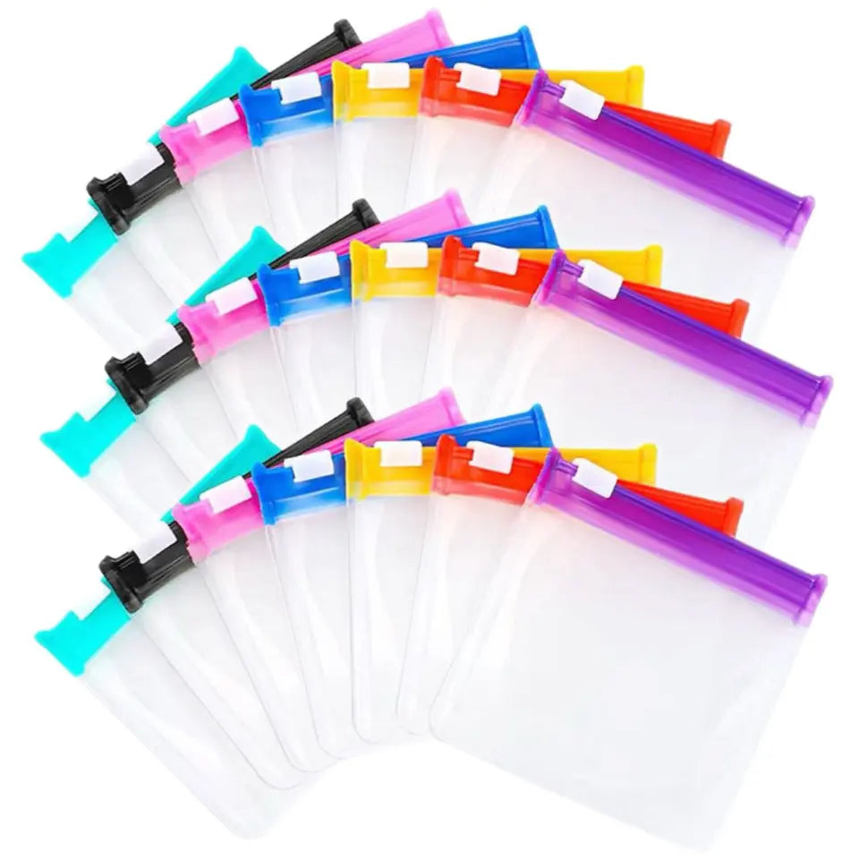Reusable Silicone Storage Bags 7-Pack – Leakproof, BPA-Free, Food Grade | Pill, Travel & Home Organizer