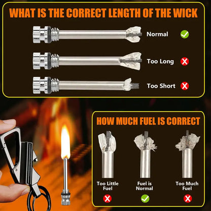 3-in-1 EDC Fire Starter Keychain