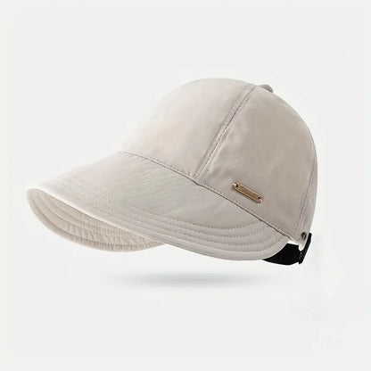 1/2/4 Pack Women's Wide Brim Sun Visor Hat - UPF 50+ Open Top Cap for Ponytails, Golf, and Beach