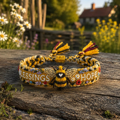 🌼Blessings & Hope 🐝2026 Limited Edition Handmade Honey Bee Woven Bracelet