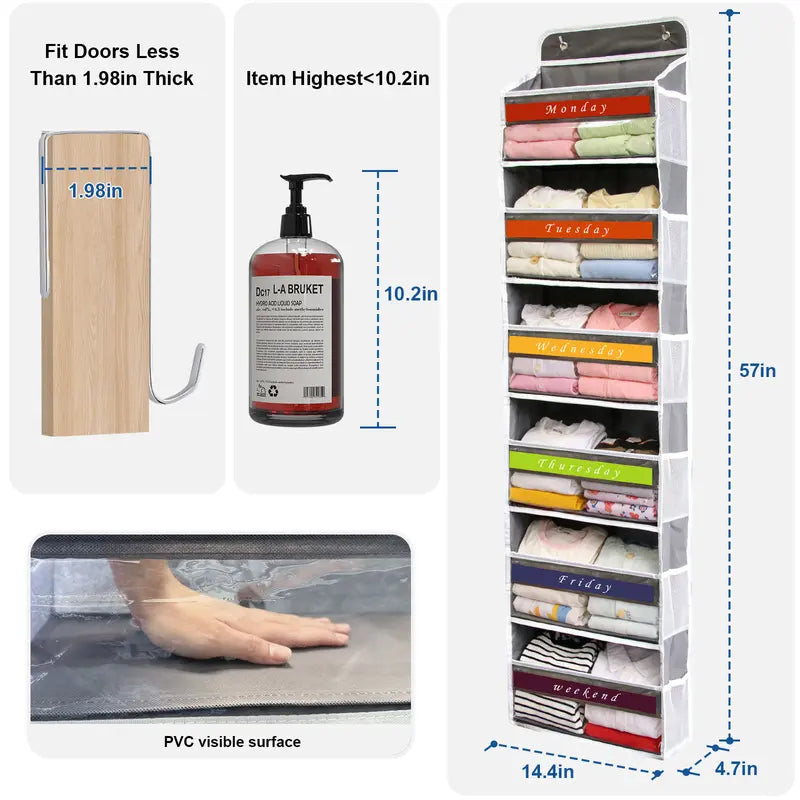 6-Tier Over-the-Door Storage Organizer