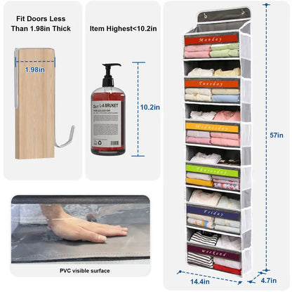 6-Tier Over-the-Door Storage Organizer