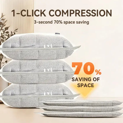 1-click compression - 3 seconds 70% space saving
