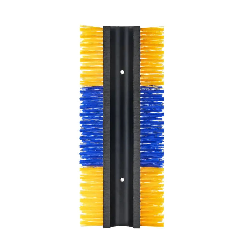 Livestock Scratching Brush with 2 Screws for Secure Mount, 17.1x7.5in Grooming Tool for Farmers - Back Itch Relief, Shedding Control, Cleaning, Avoids Property Damage (For Horses, Cattle)