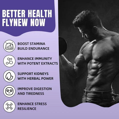 Flynew Shilajit Ultra Optimal Potency, Energy and Immune Support 60 Count