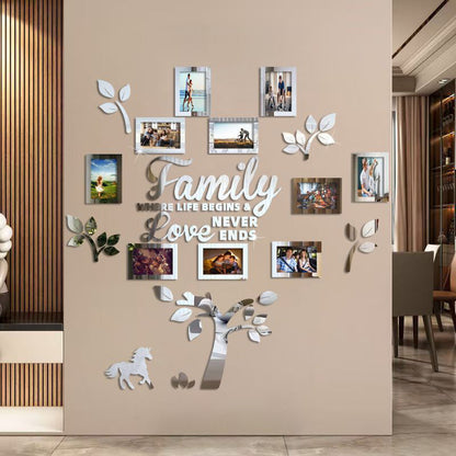 📢📢50% OFF !! ⏰3D Family Tree Photo Frame Wall Sticker