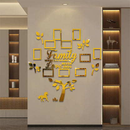 📢📢50% OFF !! ⏰3D Family Tree Photo Frame Wall Sticker
