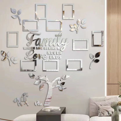 📢📢50% OFF !! ⏰3D Family Tree Photo Frame Wall Sticker